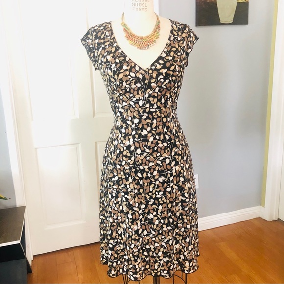 Vintage Dresses & Skirts - Vintage warm color Flared Dress